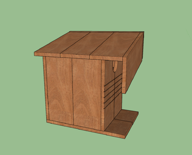 Squirrel Box Drawing